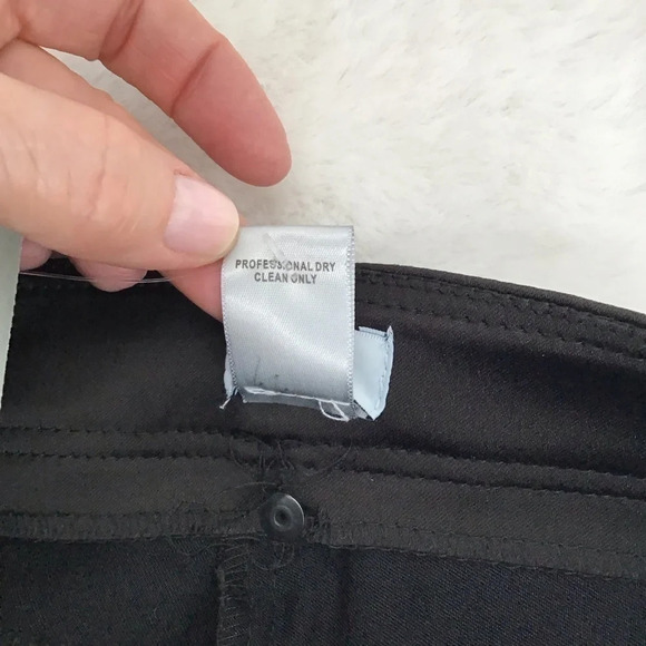 Cache Women’s Satin Pants Black Straight Leg Mid-Rise NWT Size 4 - Picture 10 of 10